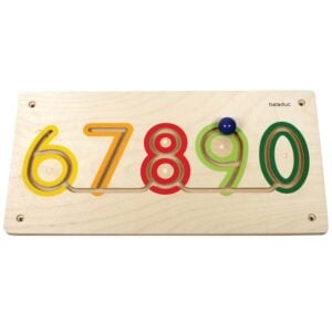 Beleduc - Wall Element - Numbers 6-0 - 60 x 30 x 5 cm -**