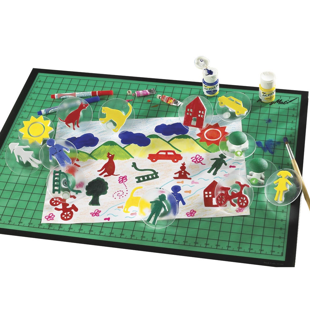 EDX Education - Paint Stamp Family 14pc