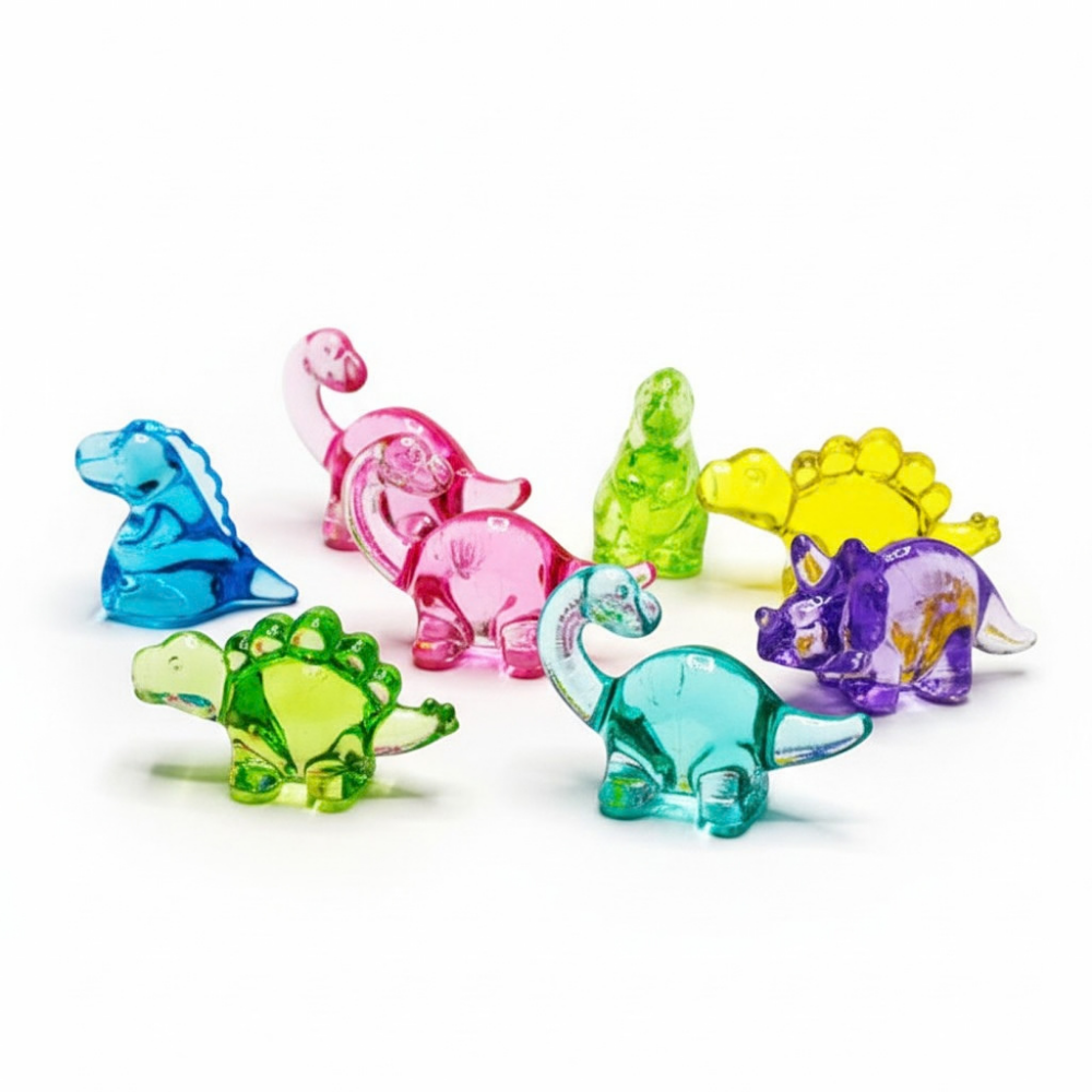 Greenbean - Translucent Dinosaur Counters - Sensory Learning Toys - 60pcs - Image 4