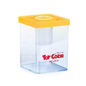 Toy Color - Dual Paint Brush Holder & Cleaning Pot - With Inner Water Container