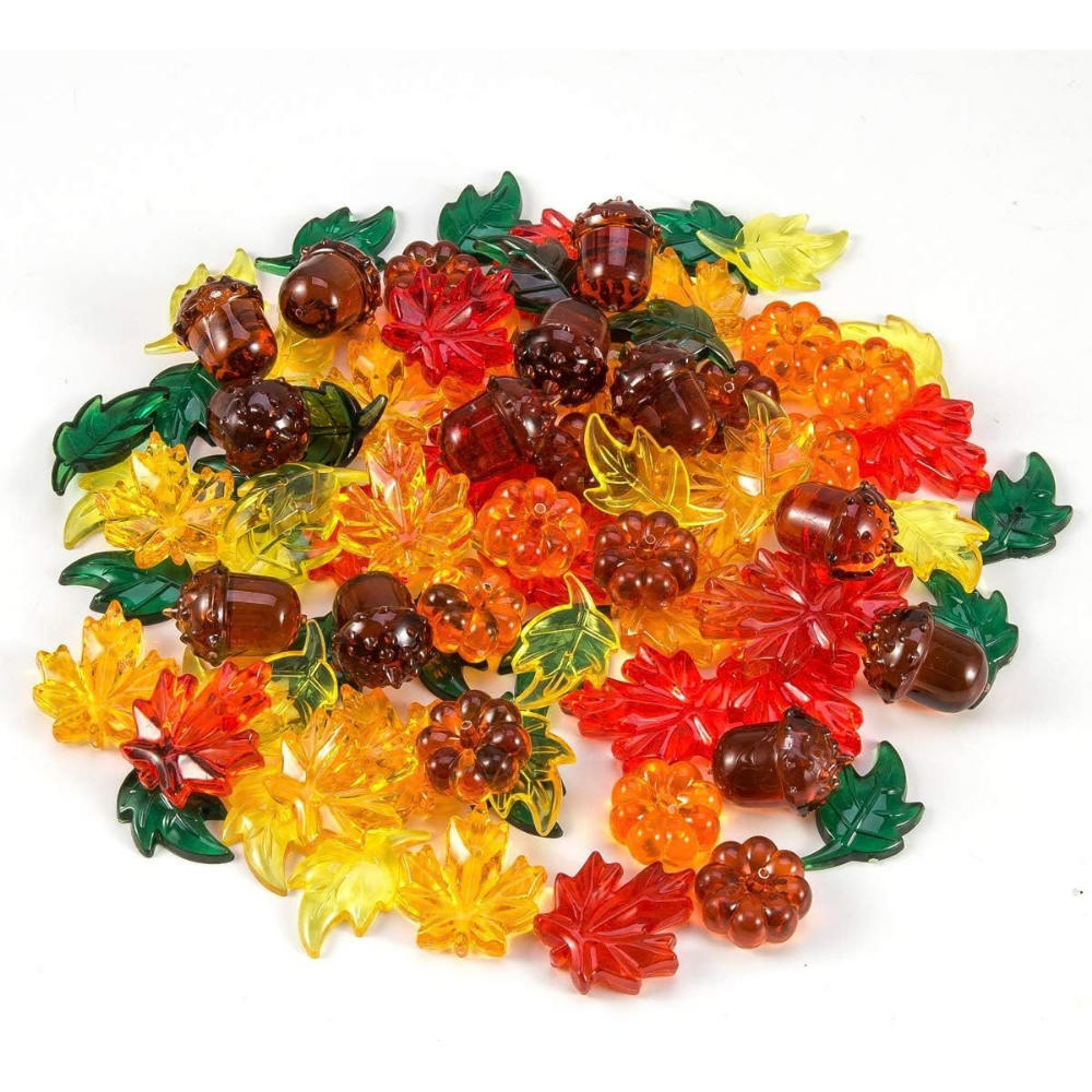 Greenbean - Transparent Leaves Counters - Sensory Learning Toys - 120pcs - Image 3