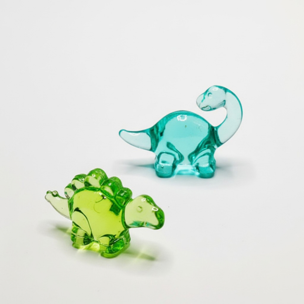 Greenbean - Translucent Dinosaur Counters - Sensory Learning Toys - 60pcs - Image 2